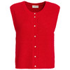 Damen Strickweste mit Knopfleiste