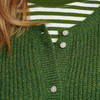 Dames gebreid vest met knoopsluiting