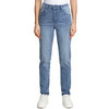 Damen Mom-Jeans mit Used-Waschung