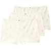 3 Mädchen Pantys mit floralem Print