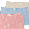 3 Mädchen Pantys mit floralem Print