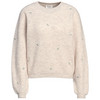 Damen Strickpullover mit Allover-Stickerei