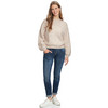 Damen Strickpullover mit Allover-Stickerei