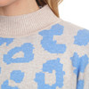 Damen Strickpullover mit Stehkragen