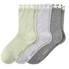 3 Paar Damen Socken mit Blumen