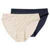 2 Damen Seamless-Slips im Set