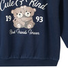 Mädchen Sweatshirt mit Bären-Print 
