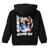  Sonic Hoodie mit Rücken-Print