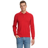Herren Strickpoloshirt im Basic-Look