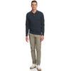 Herren Strickpoloshirt im Basic-Look