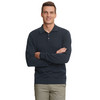 Herren Strickpoloshirt im Basic-Look