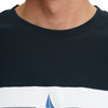 Herren T-Shirt mit Farbteiler