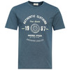 T-shirt voor heren in gemêleerde look