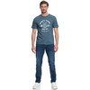 T-shirt voor heren in gemêleerde look