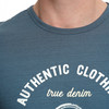 T-shirt voor heren in gemêleerde look