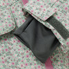 Mädchen Schneejacke mit Blümchen allover