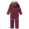 Mädchen Schneeoverall mit Fellkapuze