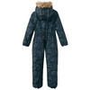 Jungen Schneeoverall mit Fellkapuze
