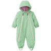 Baby Schneeoverall mit Herz-Allover