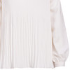 Damen Plissee-Bluse
