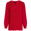 Damen Plissee-Bluse