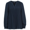 Damen Plissee-Bluse