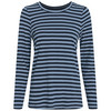 Gestreept shirt met lange mouwen voor dames