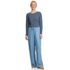 Gestreept shirt met lange mouwen voor dames