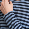 Gestreept shirt met lange mouwen voor dames