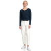 Damen Langarmshirt unifarben