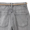 Mädchen Wide-Leg-Jeans mit Gürtel
