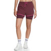 Damen Sport-Shorts zweilagig