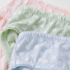 3 Damen Slips mit Blumen-Prints
