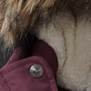 Parka voor meisjes met imitatiebont