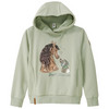 Mädchen Hoodie mit Pferde-Motiv