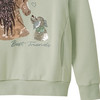 Mädchen Hoodie mit Pferde-Motiv