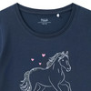 Mädchen T-Shirt mit Pferd-Motiv