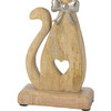 Deko-Katze aus Holz