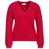 Damen Strickjacke mit Kirsch-Stickerei