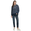 Damen Hoodie mit Streifen