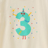 Kinder T-Shirt mit Geburtstagszahl 3
