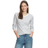 Damen Langarmshirt mit Knopfleiste