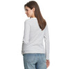 Damen Langarmshirt mit Knopfleiste