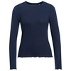 Damen Langarmshirt mit Wellenbündchen