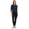 Damen Langarmshirt mit Wellenbündchen