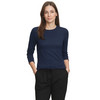 Damen Langarmshirt mit Wellenbündchen