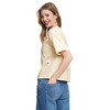 Damen Shirt mit Blumen-Applikation