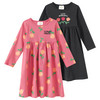 2 Mädchen Kleider mit Prints
