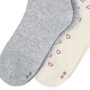 2 Paar Damen Socken mit Rollbündchen