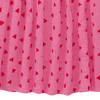 Mädchen Musselin-Kleid mit Herzchen-Print